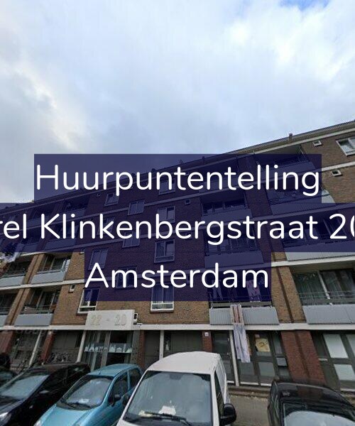 Foto gevel Huurpuntentelling voor Karel Klinkenbergstraat 20-1, Amsterdam