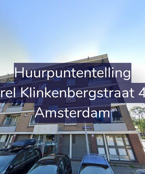 Foto gevel Huurpuntentelling voor Karel Klinkenbergstraat 4-4, Amsterdam
