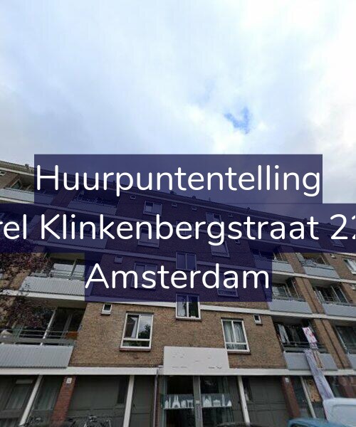 Foto gevel Huurpuntentelling voor Karel Klinkenbergstraat 22-3, Amsterdam