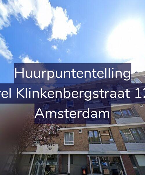 Foto gevel Huurpuntentelling voor Karel Klinkenbergstraat 12-3, Amsterdam