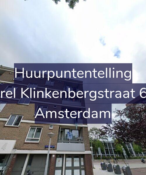 Foto gevel Huurpuntentelling voor Karel Klinkenbergstraat 6-2, Amsterdam