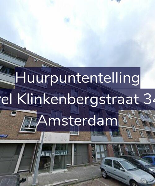 Foto gevel Huurpuntentelling voor Karel Klinkenbergstraat 34-4, Amsterdam