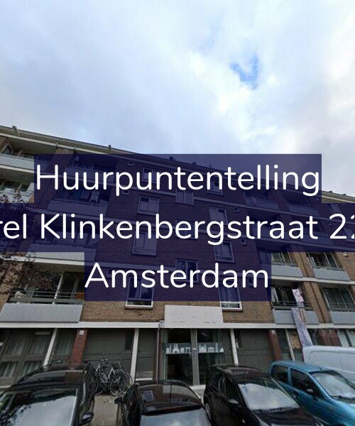 Foto gevel Huurpuntentelling voor Karel Klinkenbergstraat 22-4, Amsterdam