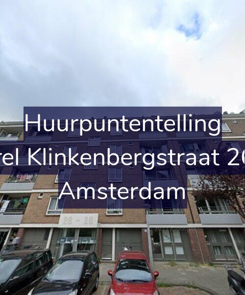 Foto gevel Huurpuntentelling voor Karel Klinkenbergstraat 26-1, Amsterdam