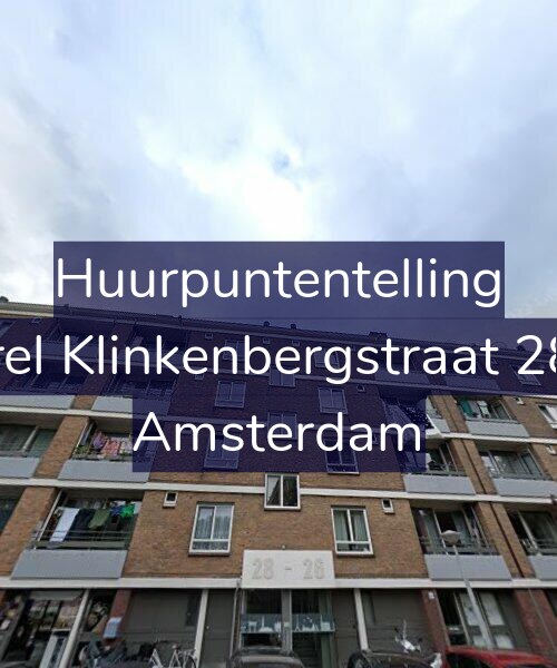 Foto gevel Huurpuntentelling voor Karel Klinkenbergstraat 28-2, Amsterdam