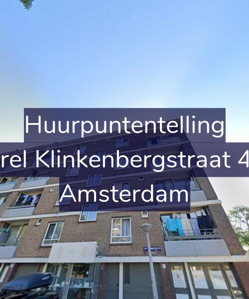 Foto gevel Huurpuntentelling voor Karel Klinkenbergstraat 4-2, Amsterdam