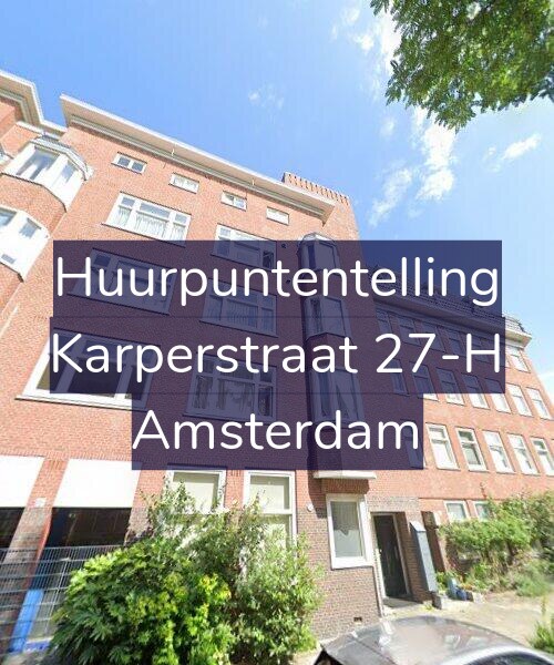 Foto gevel Huurpuntentelling voor Karperstraat 27-H, Amsterdam
