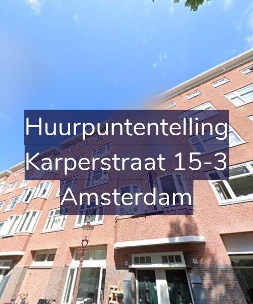 Foto gevel Huurpuntentelling voor Karperstraat 15-3, Amsterdam
