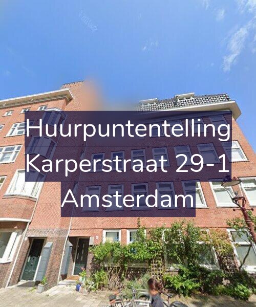 Foto gevel Huurpuntentelling voor Karperstraat 29-1, Amsterdam