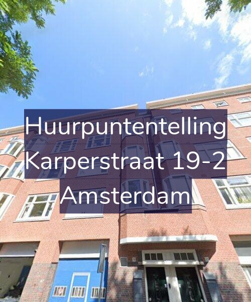 Foto gevel Huurpuntentelling voor Karperstraat 19-2, Amsterdam