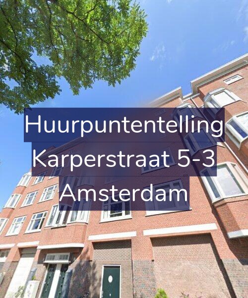Foto gevel Huurpuntentelling voor Karperstraat 5-3, Amsterdam