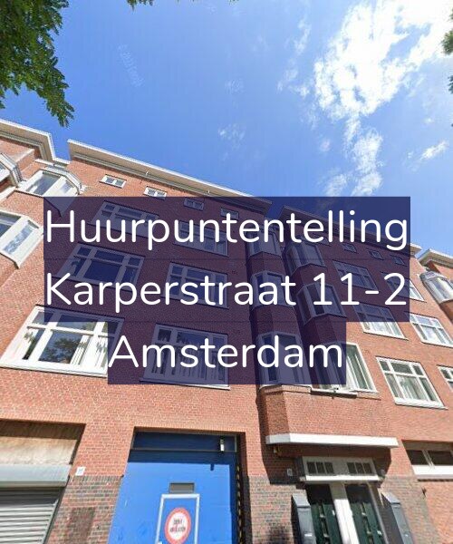 Foto gevel Huurpuntentelling voor Karperstraat 11-2, Amsterdam