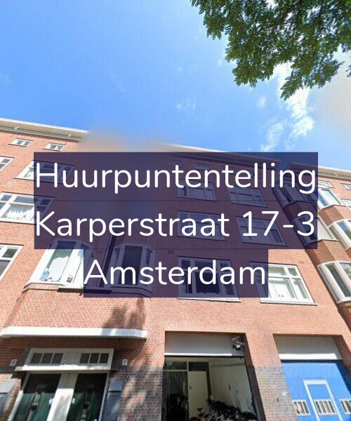 Foto gevel Huurpuntentelling voor Karperstraat 17-3, Amsterdam