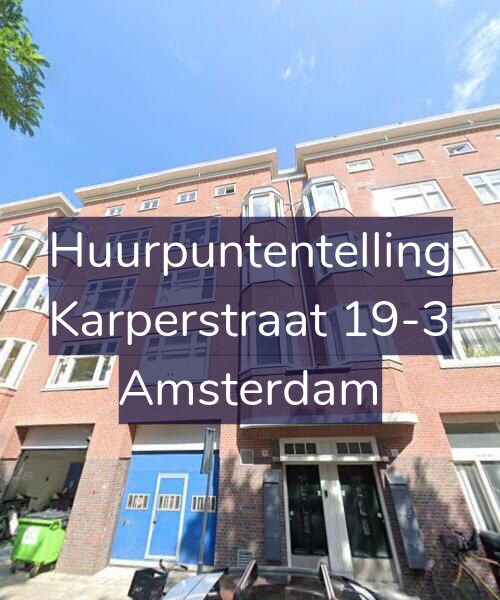 Foto gevel Huurpuntentelling voor Karperstraat 19-3, Amsterdam