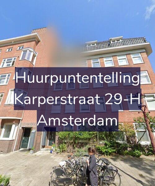 Foto gevel Huurpuntentelling voor Karperstraat 29-H, Amsterdam