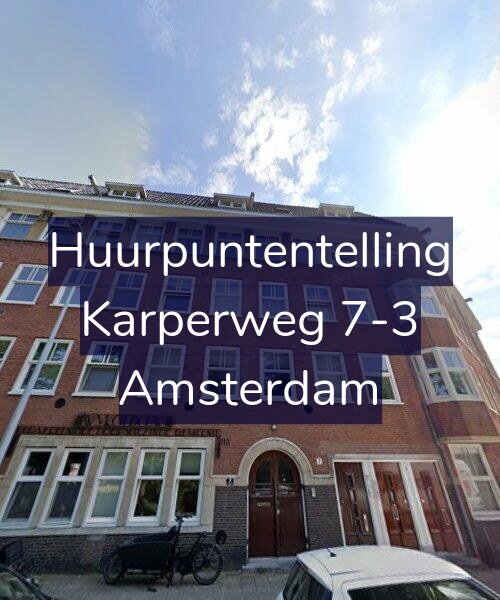 Foto gevel Huurpuntentelling voor Karperweg 7-3, Amsterdam