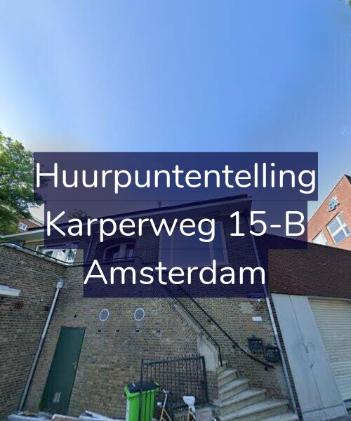 Foto gevel Huurpuntentelling voor Karperweg 15-B, Amsterdam