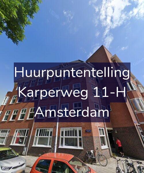Foto gevel Huurpuntentelling voor Karperweg 11-H, Amsterdam
