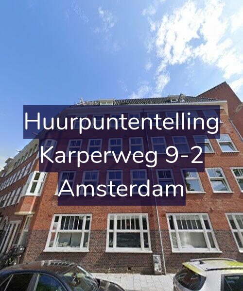 Foto gevel Huurpuntentelling voor Karperweg 9-2, Amsterdam