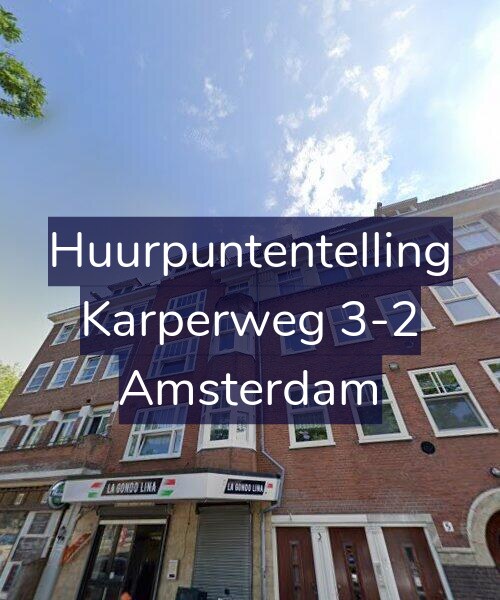 Foto gevel Huurpuntentelling voor Karperweg 3-2, Amsterdam