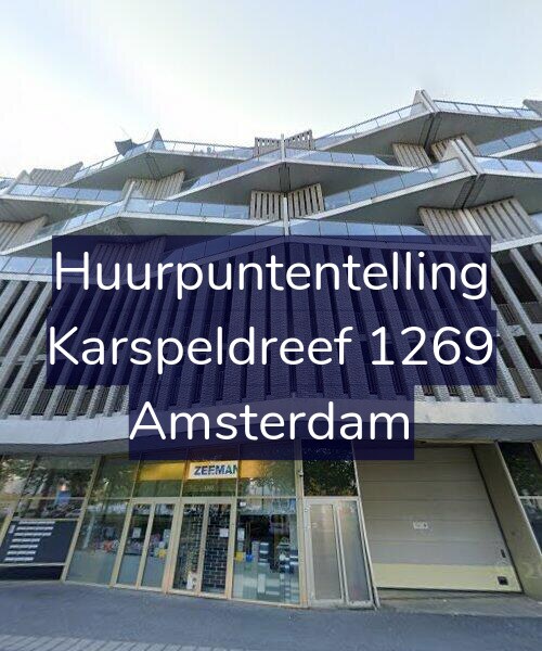 Foto gevel Huurpuntentelling voor Karspeldreef 1269, Amsterdam