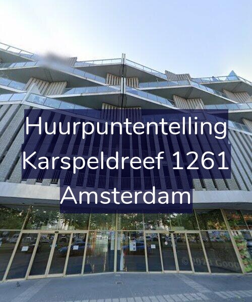 Foto gevel Huurpuntentelling voor Karspeldreef 1261, Amsterdam