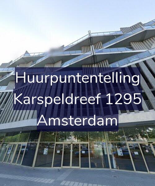Foto gevel Huurpuntentelling voor Karspeldreef 1295, Amsterdam