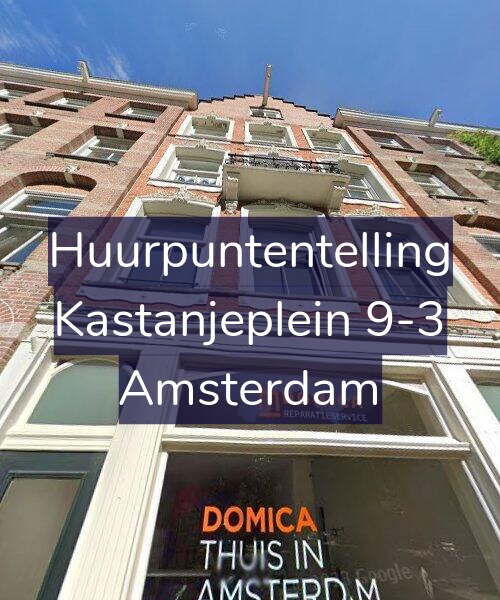 Foto gevel Huurpuntentelling voor Kastanjeplein 9-3, Amsterdam