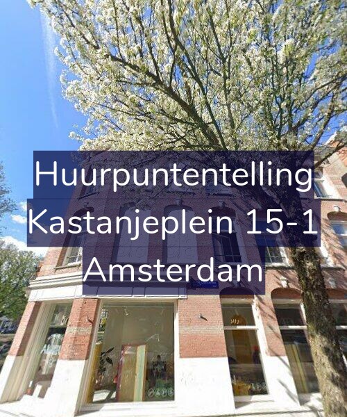 Foto gevel Huurpuntentelling voor Kastanjeplein 15-1, Amsterdam