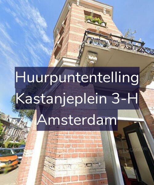 Foto gevel Huurpuntentelling voor Kastanjeplein 3-H, Amsterdam