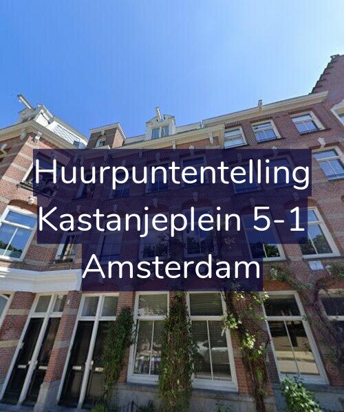 Foto gevel Huurpuntentelling voor Kastanjeplein 5-1, Amsterdam