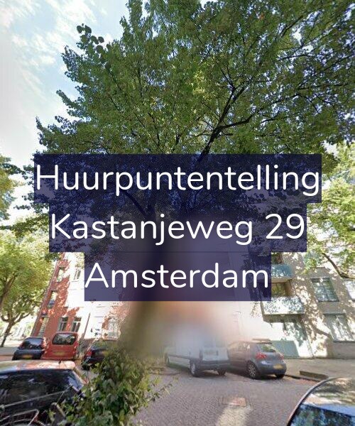 Foto gevel Huurpuntentelling voor Kastanjeweg 29, Amsterdam