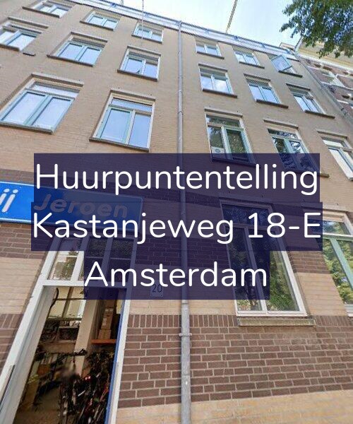 Foto gevel Huurpuntentelling voor Kastanjeweg 18-E, Amsterdam