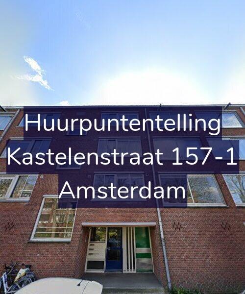 Foto gevel Huurpuntentelling voor Kastelenstraat 157-1, Amsterdam