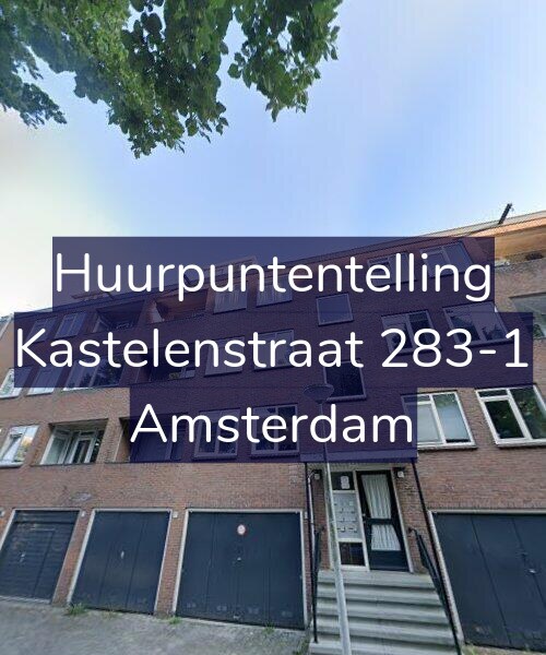 Foto gevel Huurpuntentelling voor Kastelenstraat 283-1, Amsterdam