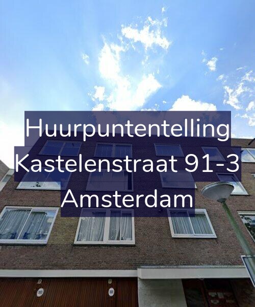 Foto gevel Huurpuntentelling voor Kastelenstraat 91-3, Amsterdam