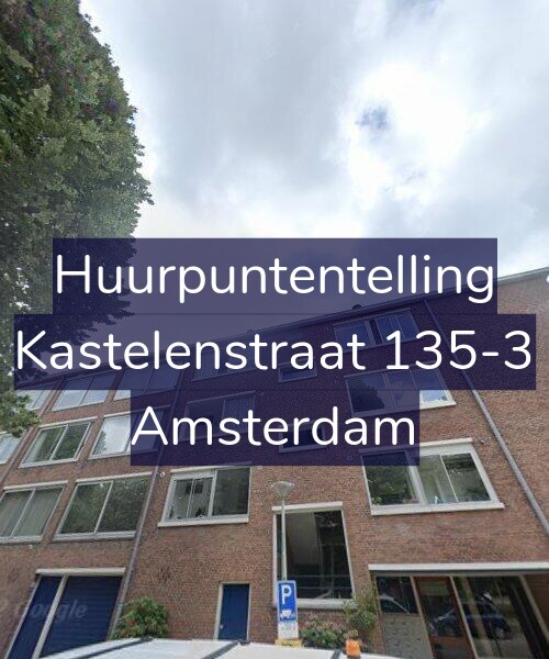 Foto gevel Huurpuntentelling voor Kastelenstraat 135-3, Amsterdam