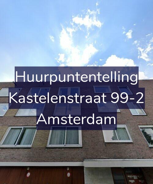 Foto gevel Huurpuntentelling voor Kastelenstraat 99-2, Amsterdam