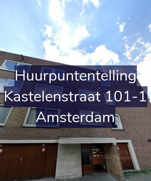 Foto gevel Huurpuntentelling voor Kastelenstraat 101-1, Amsterdam