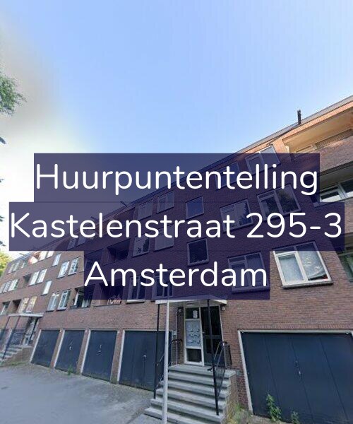 Foto gevel Huurpuntentelling voor Kastelenstraat 295-3, Amsterdam