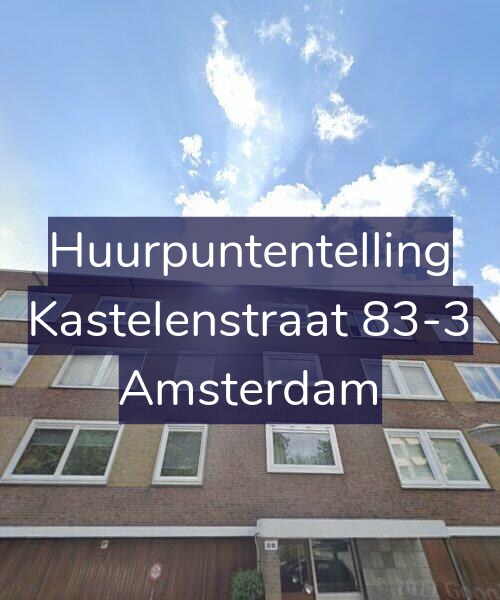 Foto gevel Huurpuntentelling voor Kastelenstraat 83-3, Amsterdam