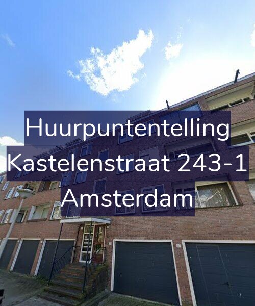 Foto gevel Huurpuntentelling voor Kastelenstraat 243-1, Amsterdam