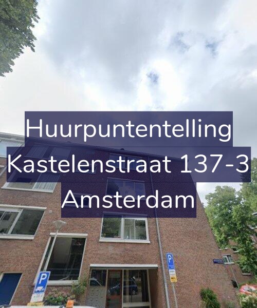 Foto gevel Huurpuntentelling voor Kastelenstraat 137-3, Amsterdam