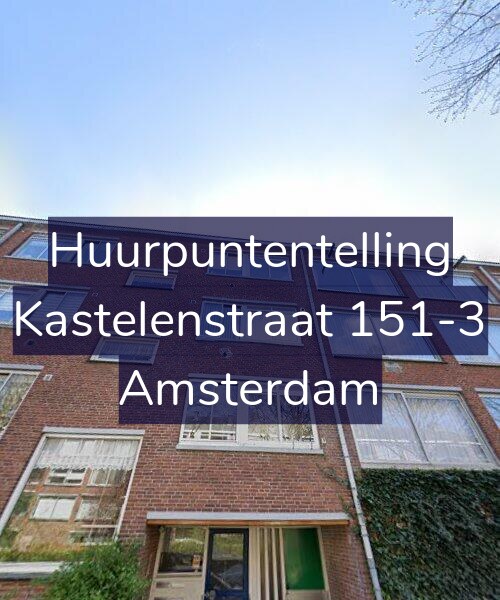 Foto gevel Huurpuntentelling voor Kastelenstraat 151-3, Amsterdam