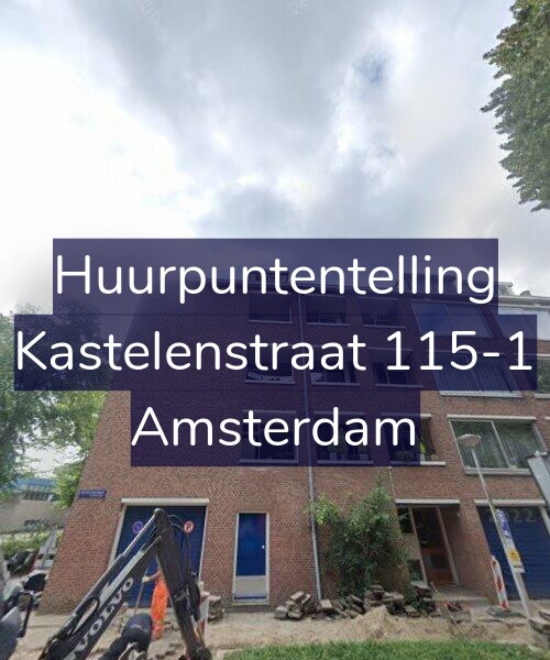 Foto gevel Huurpuntentelling voor Kastelenstraat 115-1, Amsterdam