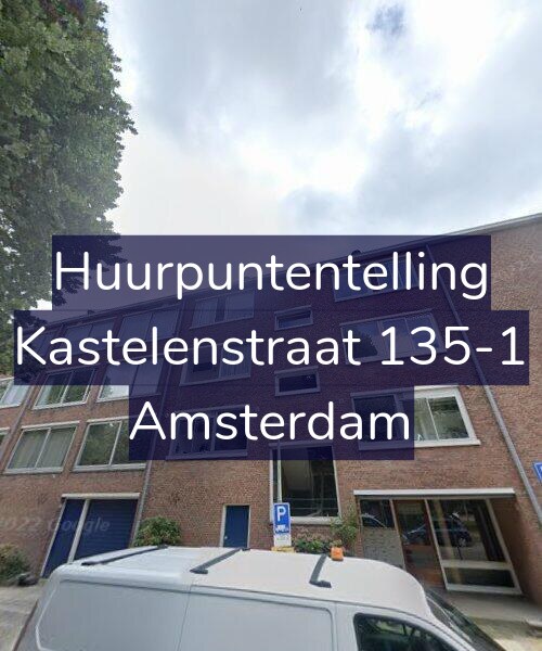Foto gevel Huurpuntentelling voor Kastelenstraat 135-1, Amsterdam