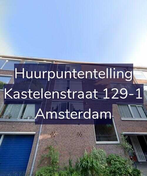 Foto gevel Huurpuntentelling voor Kastelenstraat 129-1, Amsterdam