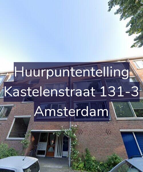 Foto gevel Huurpuntentelling voor Kastelenstraat 131-3, Amsterdam