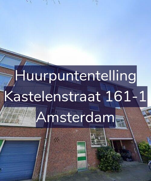 Foto gevel Huurpuntentelling voor Kastelenstraat 161-1, Amsterdam