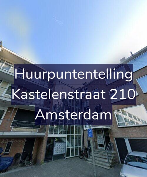 Foto gevel Huurpuntentelling voor Kastelenstraat 210, Amsterdam